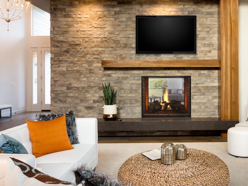 Escape See-Through Gas Fireplace