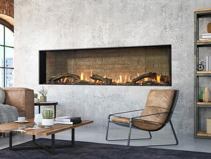 Primo II Linear Gas Fireplace