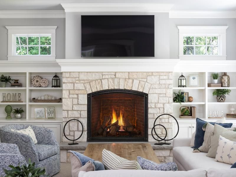 True Indoor Gas Fireplace