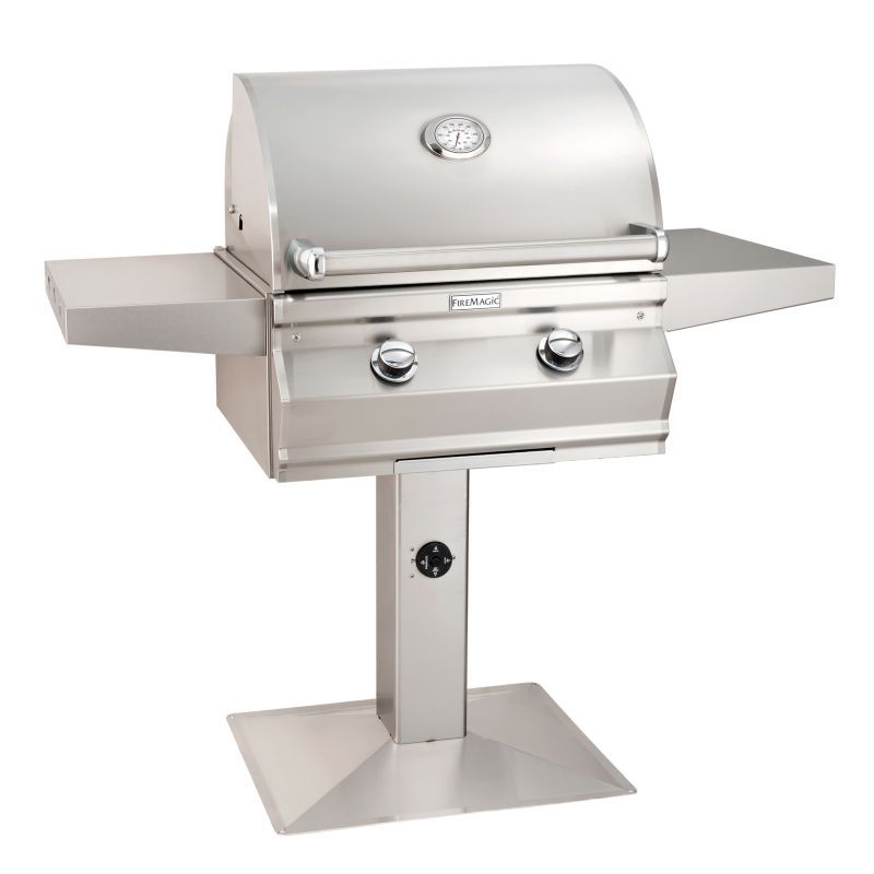Choice c430s patio post mount grill